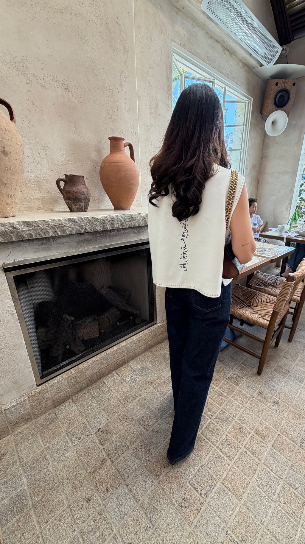 White Khayyam vest