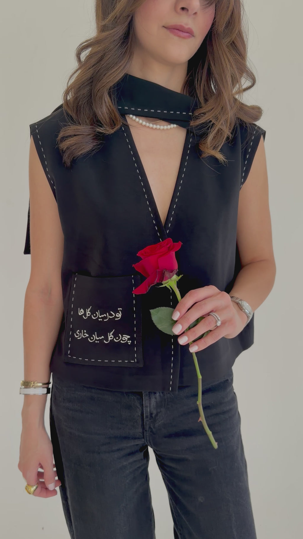 Gol Vest with Scarf